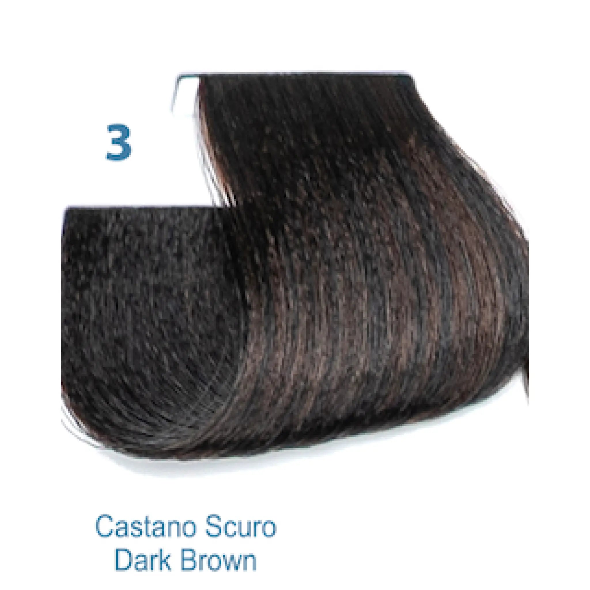 3 Dressing sin amonia color Silky Castaño Oscuro