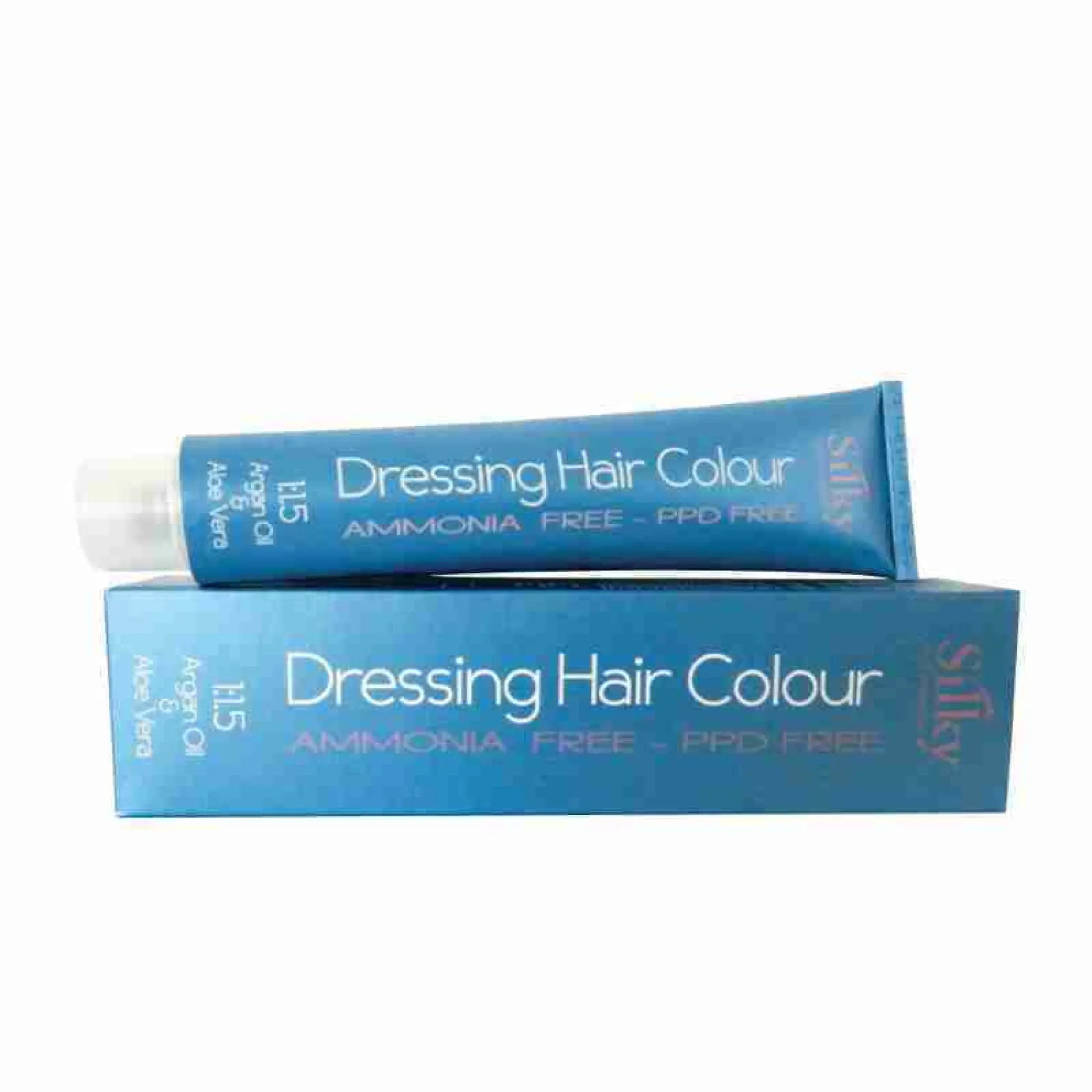 1.10 Dressing sin amonia color Silky Negro Azulado
