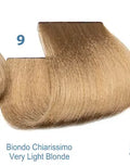 9 Dressing sin amonia color Silky Rubio Muy Claro