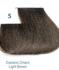 5 Dressing sin amonia color Silky Castaño Claro