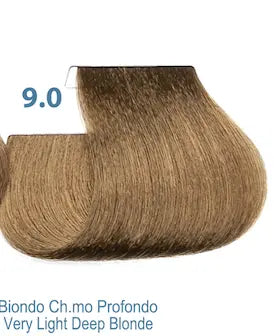 9.0 Dressing sin amonia color Silky Rubio Clarisimo intenso