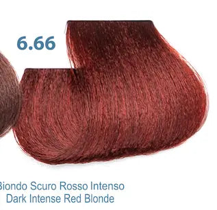 6.66 Dressing sin amonia color Silky Rubio Oscuro Rojo Intenso