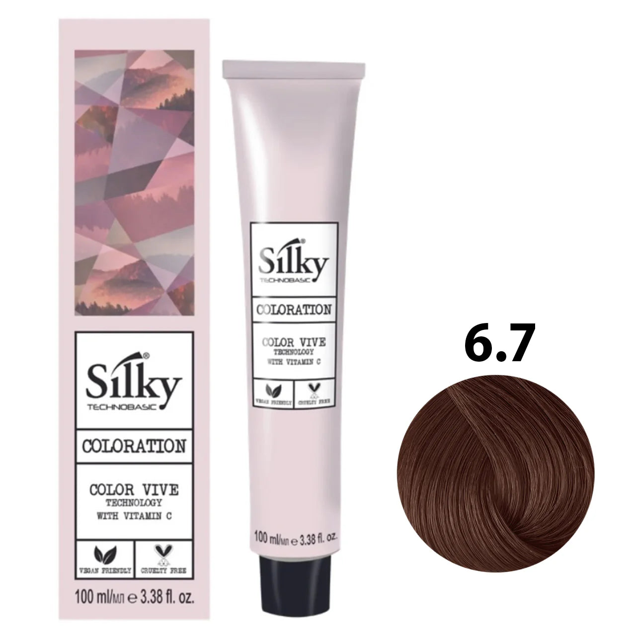 6.7 Color Silky Rubio Oscuro Marron