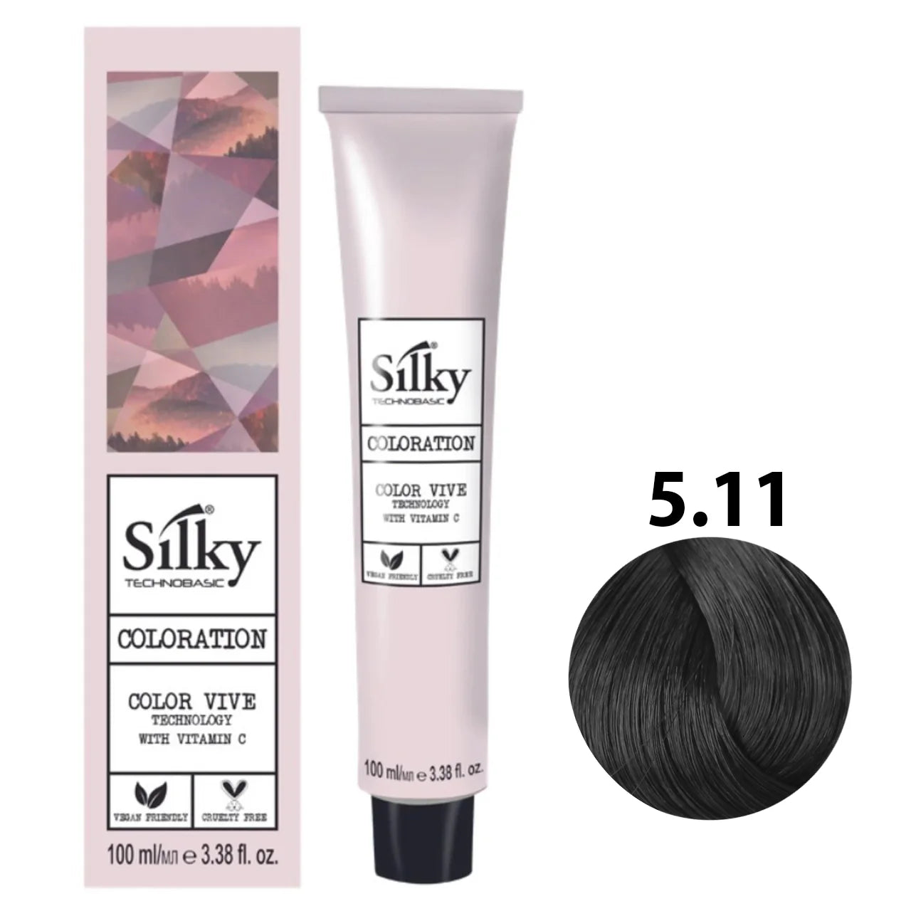 5.11 Color Silky Castaño claro ceniza intenso