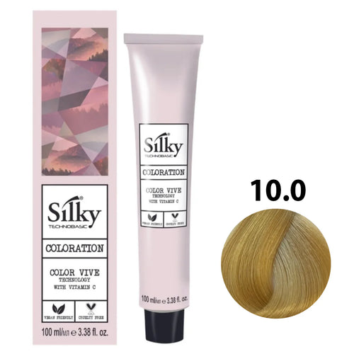 10.0 Color Silky Rubio Muy claro extra intenso