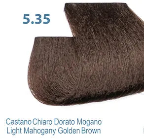 5.35 Dressing sin amonia color Silky Castaño Claro dorado Caoba