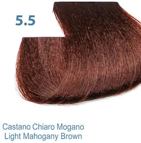 5.5 Dressing sin amonia color Silky Castaño Claro caoba