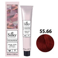 55.66 Color Silky castaño claro rojo intenso