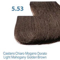 5.53 Dressing sin amonia color Silky Castaño Claro Caoba dorado