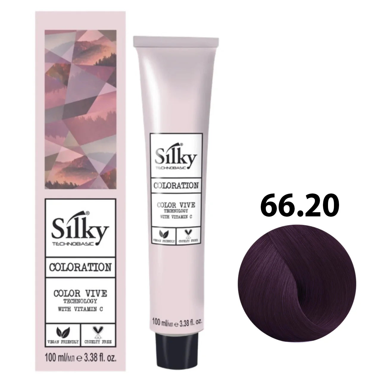 66.20 Color Silky Rubio Oscuro violeta intenso